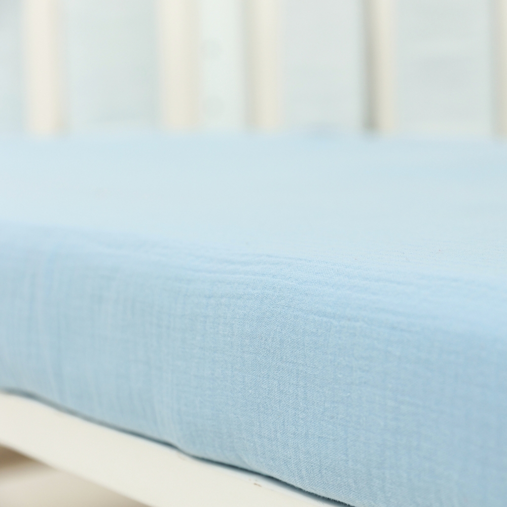 Cearceaf Muselina Bluebird Kids Decor | Somn Sigur