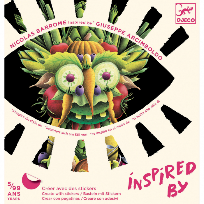 Joc creativ Djeco Inspired by Arcimboldo