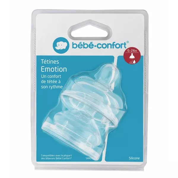 Set 2 tetine Bebe Confort Emotion S3, 6-24 luni