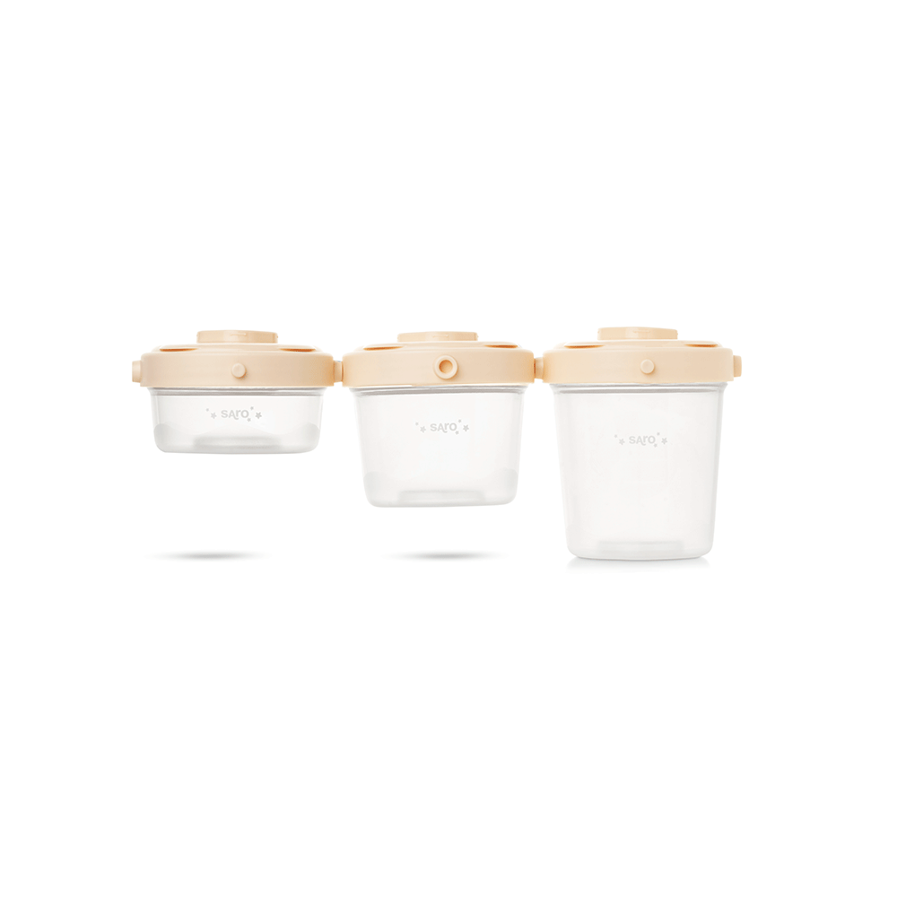 Set 3 Caserole Saro Baby pentru Alimente Bebe - imagine 2