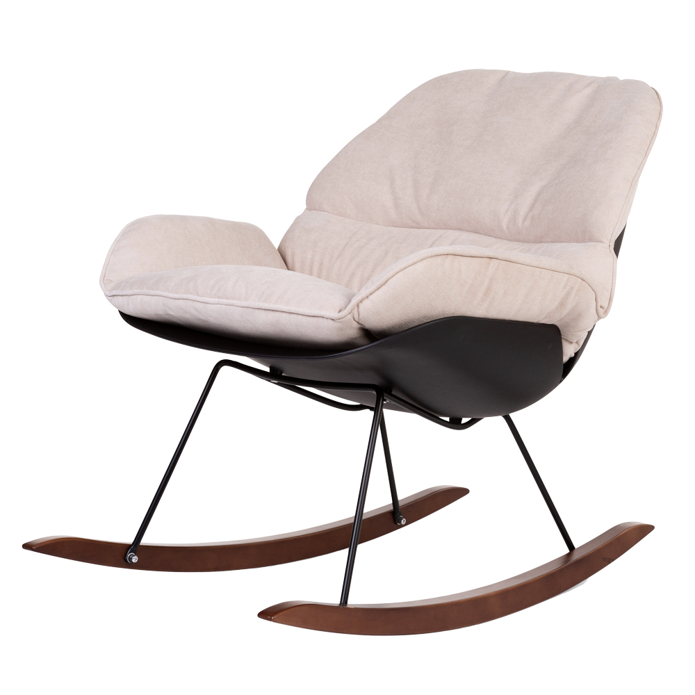 Scaun balansoar Childhome Negru-Alb - imagine 5