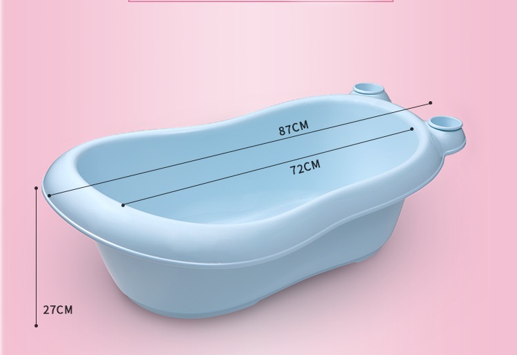 Cadită Little Mom cu hamac și termometru Sky Blue - imagine 4