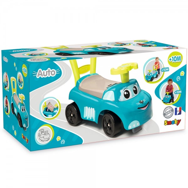 Mașinuță Smoby Auto Blue, de la 10 luni - imagine 4