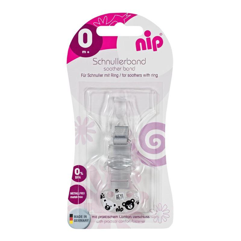 Lant suzete Nip gri 0+ luni, prindere sigura