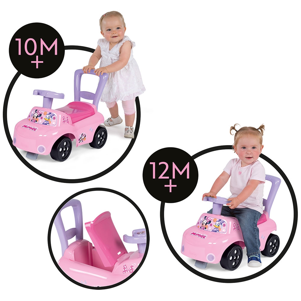 Mașinuță Smoby Minnie Ride-On Roz - imagine 2