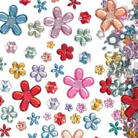 Set 180 Floricele Acril Autoadezive Baker Ross