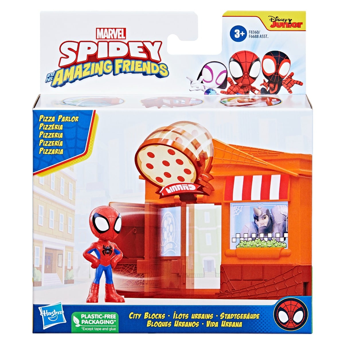 Set Spidey Pizza Parlor cu Figurina F8360