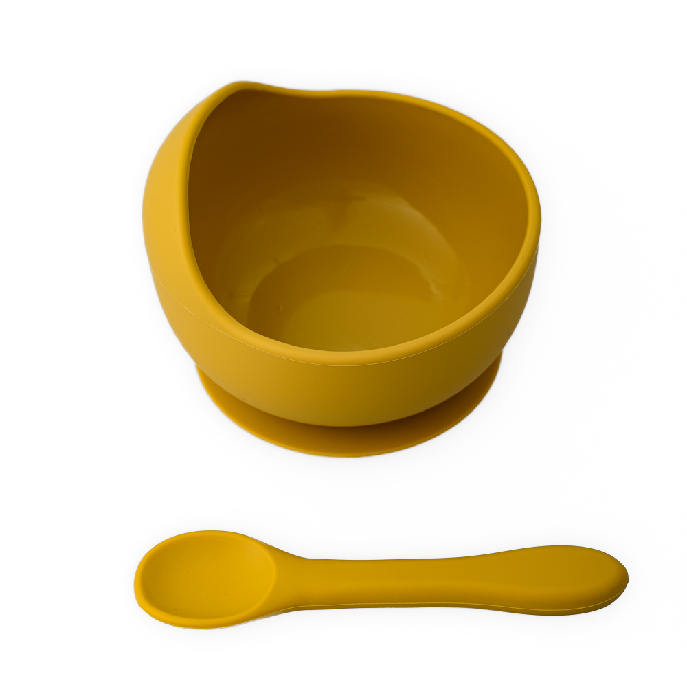 Set Diversificare Oaki, Castron cu Ventuză Galben - imagine 3