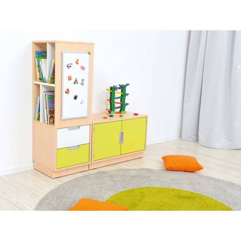 Dulap Grădiniță Quadro Universal Alb | Moje Bambino - imagine 7