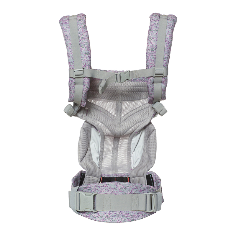Marsupiu Ergobaby Omni 360 Cool Air Mesh, Pink Digi Camo