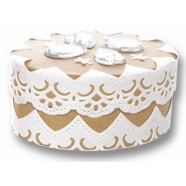 Dantelă autoadezivă Flora | Set 3 role, Folia Paper - imagine 2