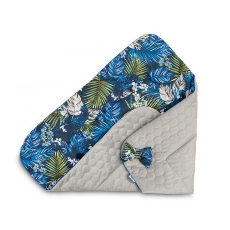 Paturica Sensillo Velvet Wrap Albastra 75x75cm - imagine 3