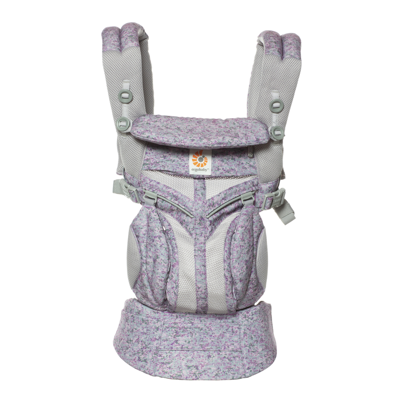 Marsupiu Ergobaby Omni 360 Cool Air Mesh, Pink Digi Camo - imagine 4