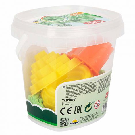 Nisip Kinetic Crafy Verde 350g cu 3 Unelte - imagine 3
