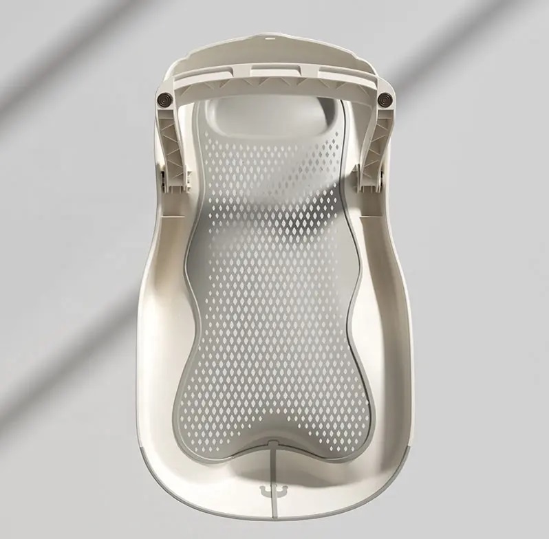 Suport Anatomic Little Mom Royal Grey pentru Baie Sigură - imagine 8