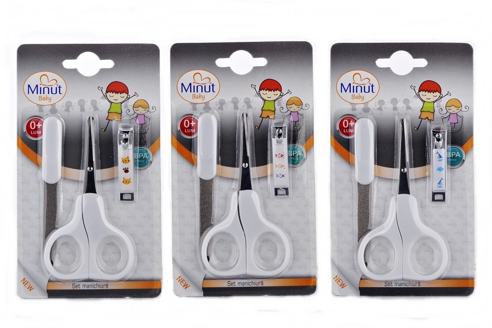 Set Manichiura Minut Baby 3 Piese Sigur - imagine 4