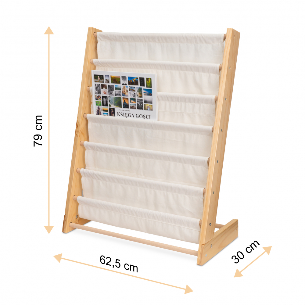 Raft Carti Copii Ikonka Lemn 79x62.5x30cm - imagine 5