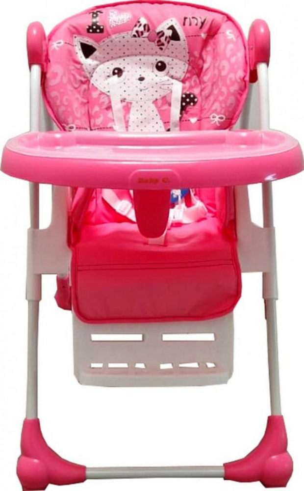 Scaun Baby Care Pisicuta Roz 3 trepte - imagine 4