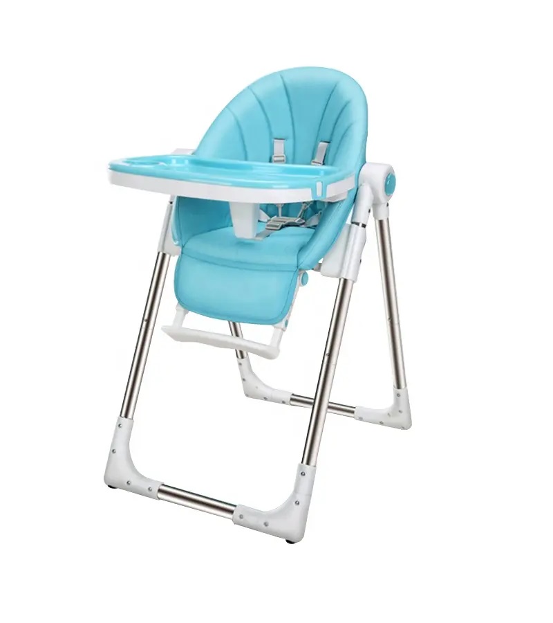 Scaun Masa Little Mom 2in1 Albastru, Pliabil - imagine 12