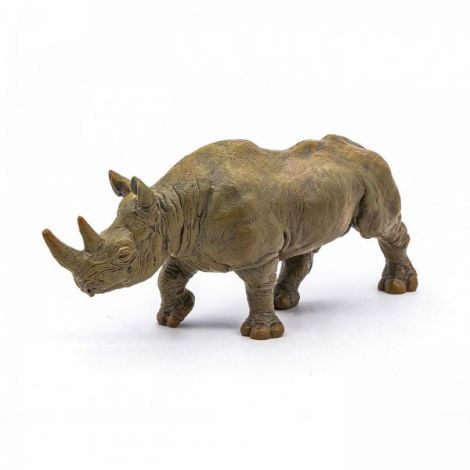 Papo Figurina Rinocer Negru - Realist 17cm - imagine 7