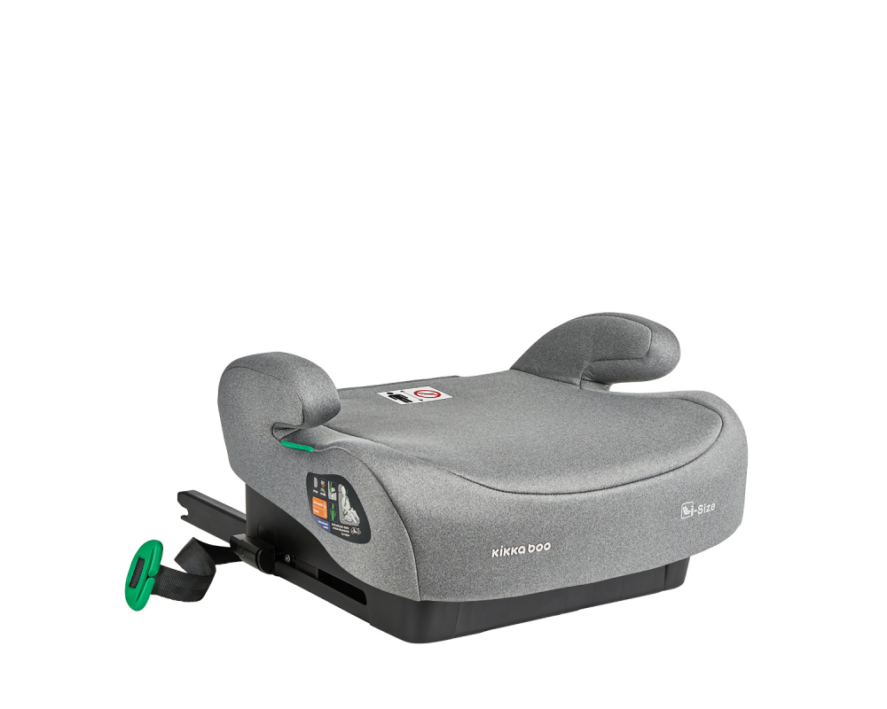KikkaBoo i-Boost Inaltator Auto cu Isofix Gri - imagine 7