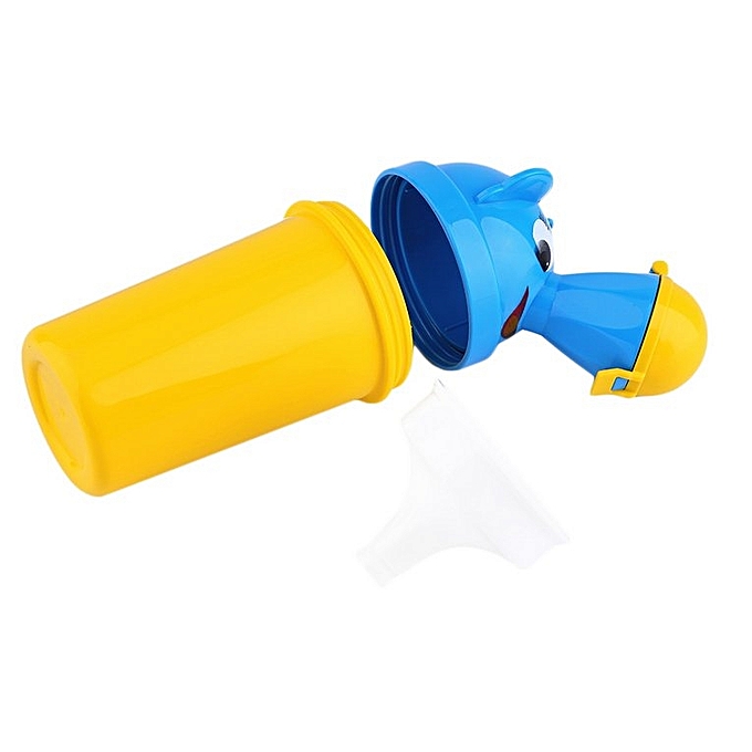 Pisoar Little Mom Trainer Portabil, Galben - imagine 3
