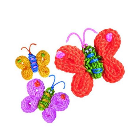 Set Creativ Fluturi Tricotati 4m | Cadou Ideal Copii - imagine 2