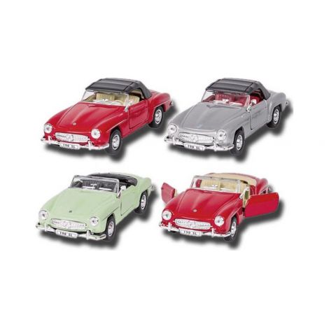 Masinuta Goki Mercedes 190 SL 1:36 Pull-back - imagine 3