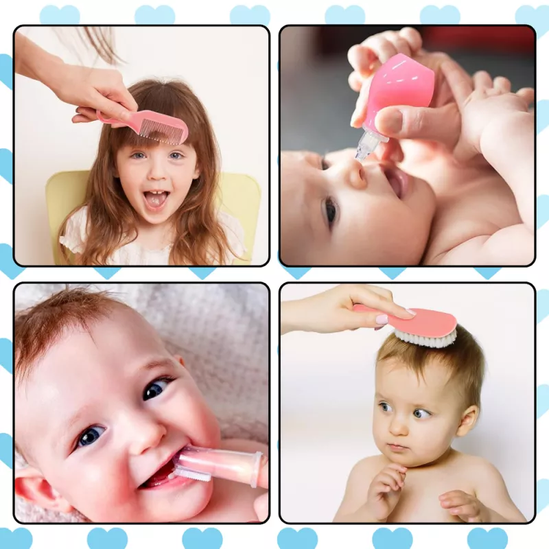 Set Ingrijire Bebe NiceKids 9 in 1 Portabil - imagine 5