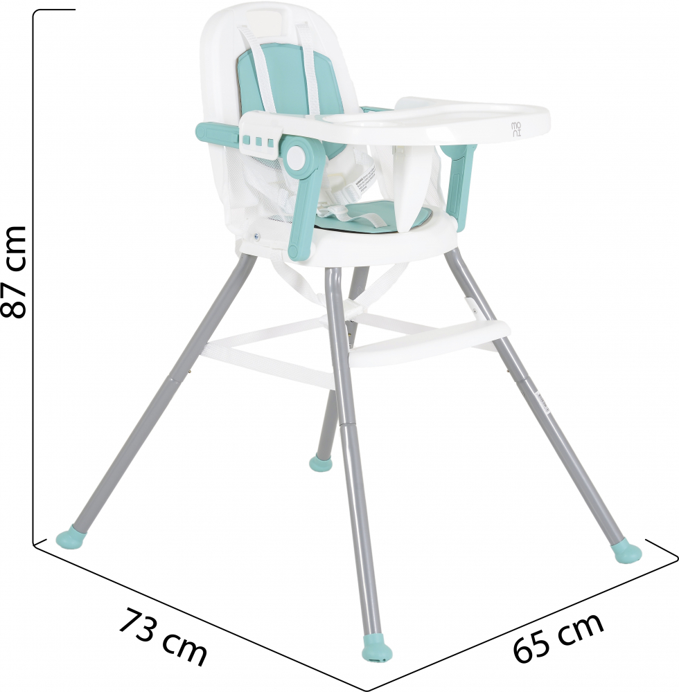 Scaun de masa 2in1 Moni Amaretti Mint - imagine 4