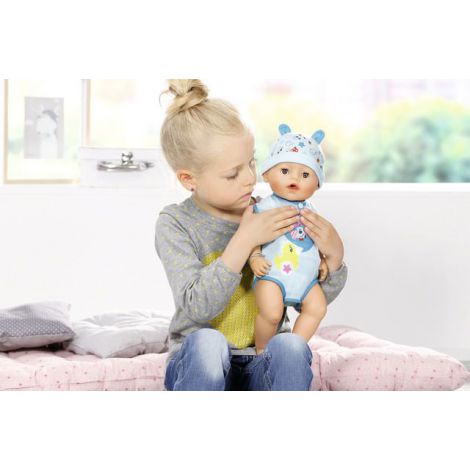 BABY born Bebeluș Băiat Interactiv cu Corp Moale - Zapf - imagine 5