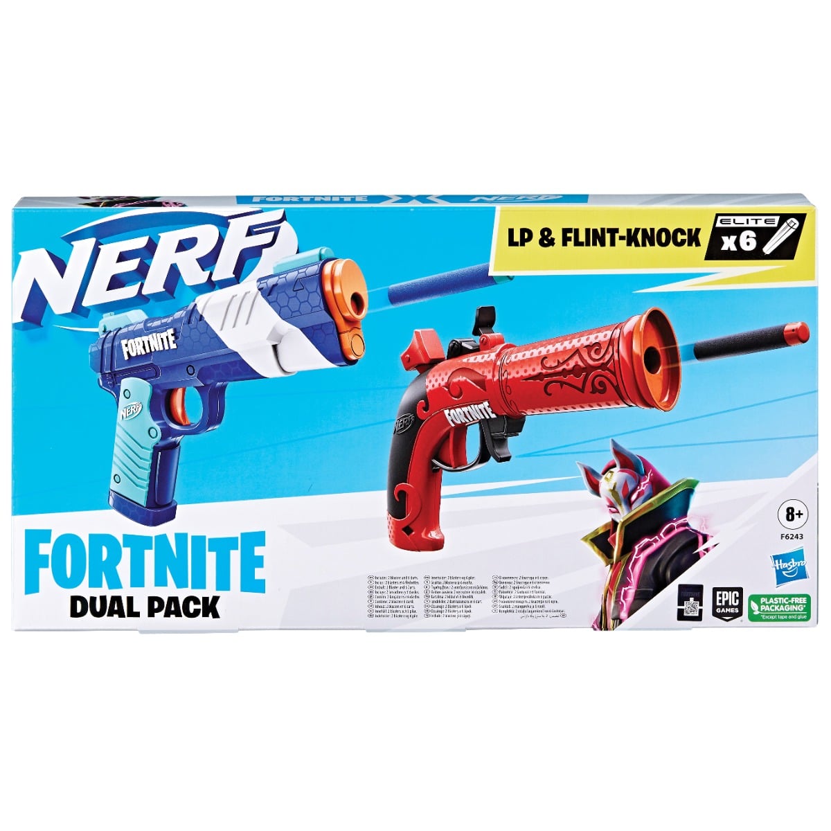 Set 2 Blastere Nerf Fortnite cu 6 Săgeți