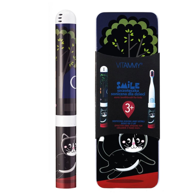 Periuță Electrică Vitammy Smile Pisoi Negru - imagine 2
