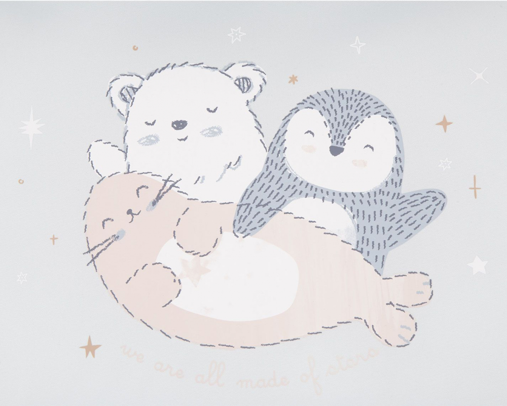 Saculet iarna Polar Friends Kikkaboo Blue - imagine 4