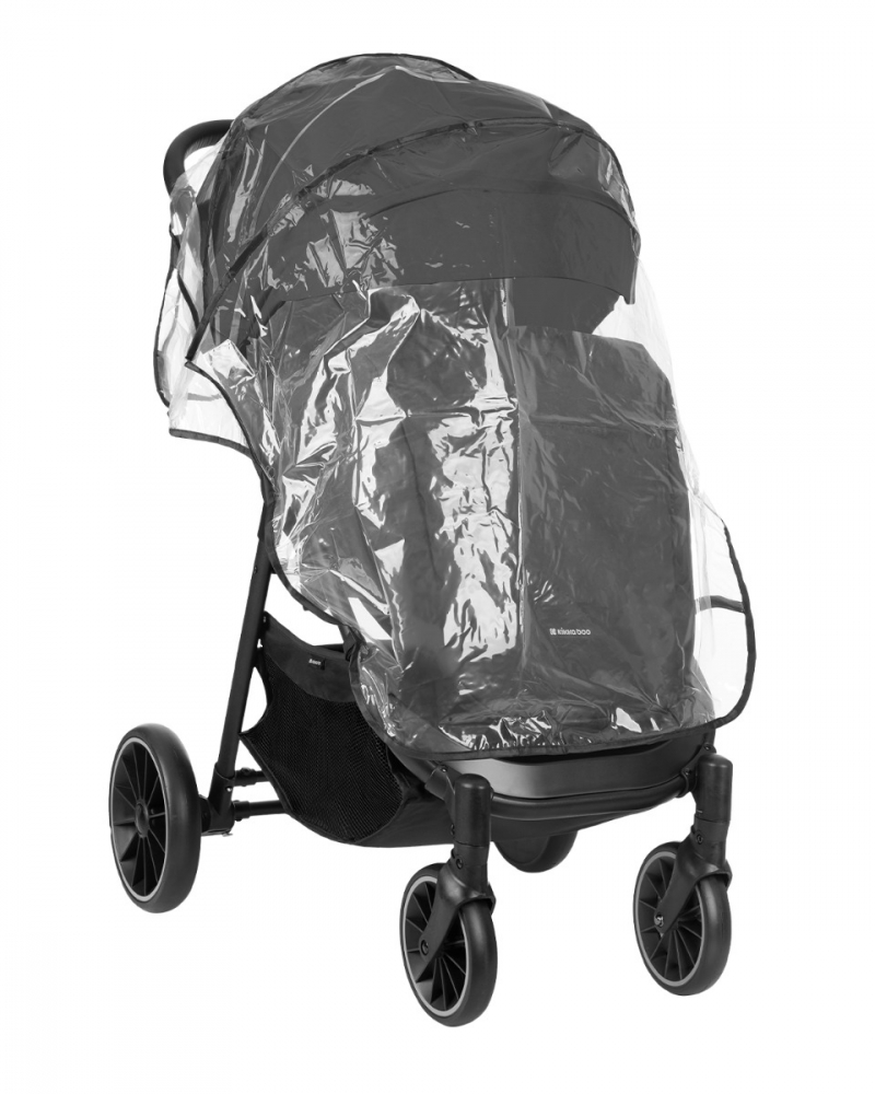KikkaBoo Sarah Black, Carucior 0-48 luni, Piele Eco - imagine 4