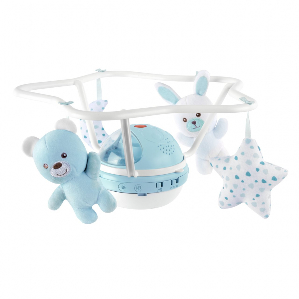 Carusel Chicco Rainbow cu Proiecție 3 în 1 - imagine 3