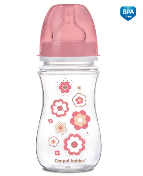Biberon Anticolici Canpol 240 ml Gat Larg - imagine 2
