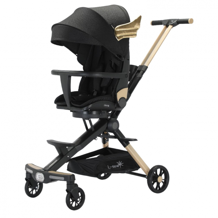 Carucior L-sun C2 Deluxe Reversibil cu Lumini