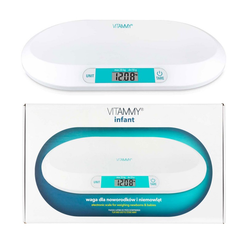 Cantar Electronic Vitammy Infant cu LCD pentru Bebelusi