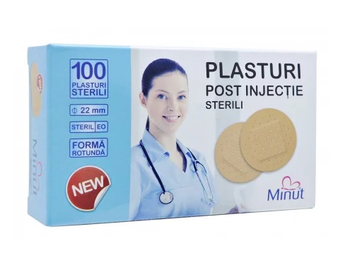 Plasturi Post Injectie Minut 22mm - 100 Buc