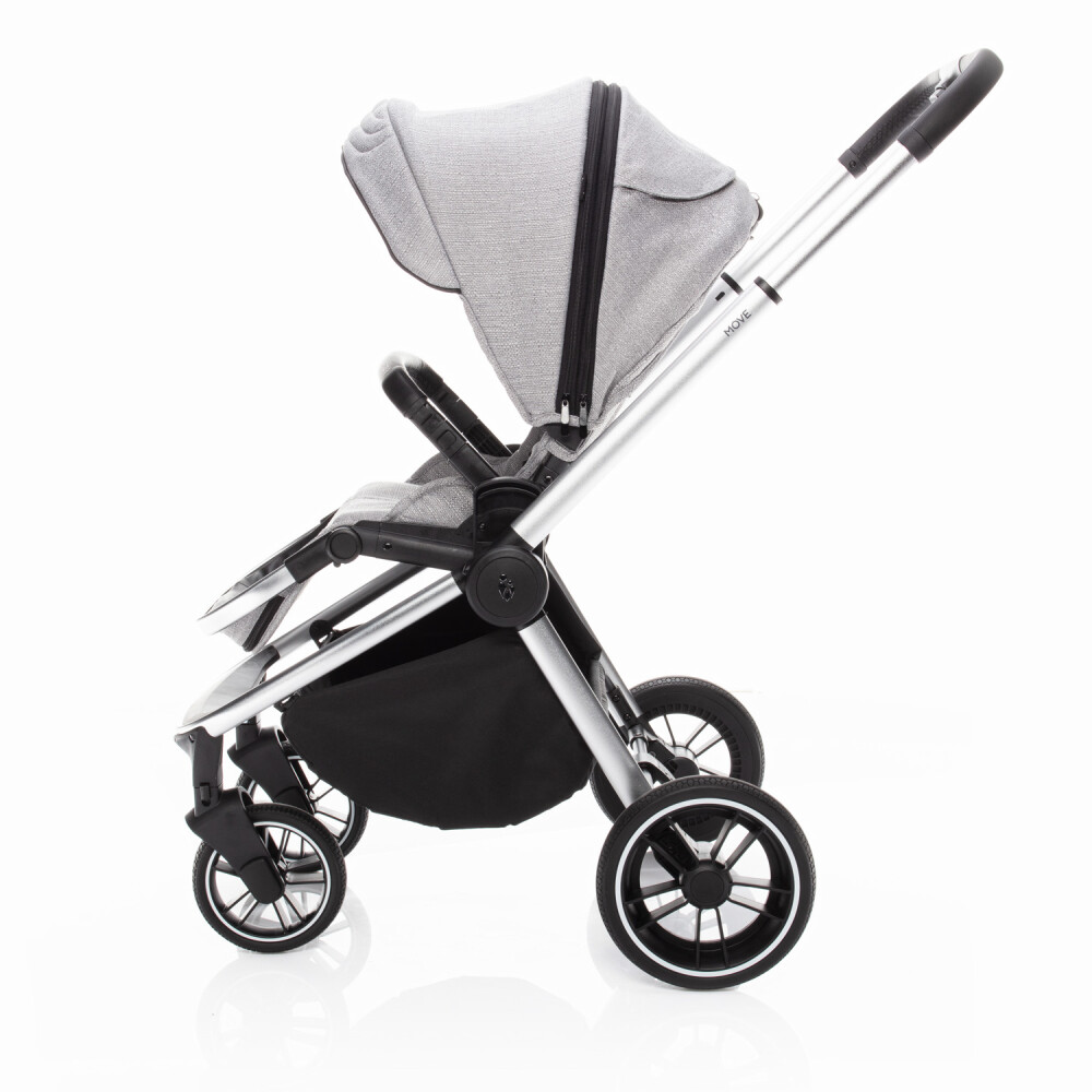 Carucior Zopa Move Silver Grey, Reversibil și Pliabil - imagine 6