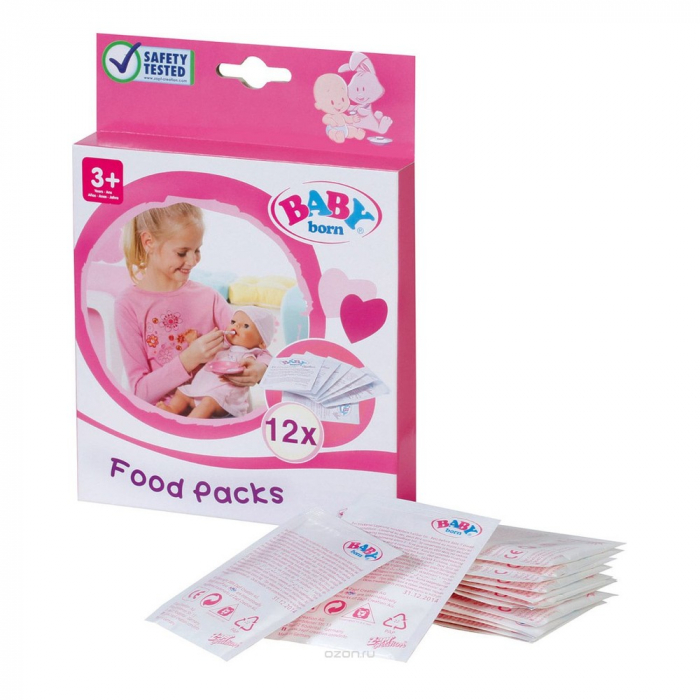 Mâncare Baby Born Zapf | 12 Porții Dizolvabile