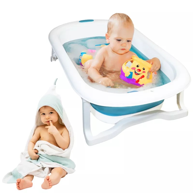 Cadă Pliabilă NiceKids cu Hamac - Sigurță Igienă - imagine 3