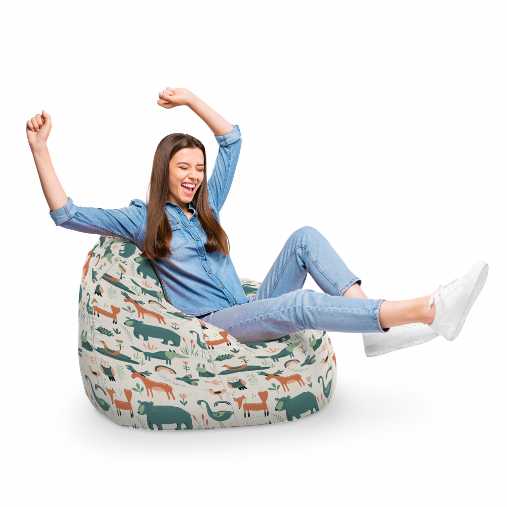 Fotoliu Puf XL Updeco, Model Ursi și Cerbi