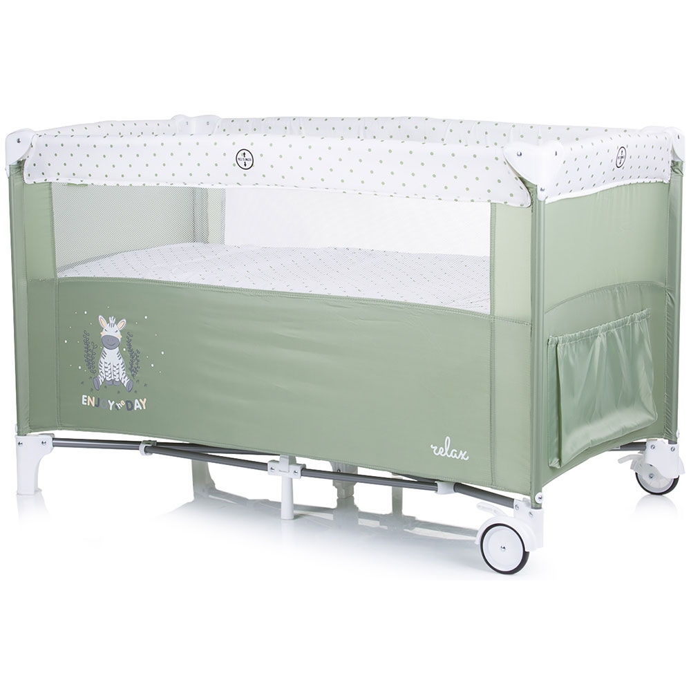 Patut pliabil Chipolino Relax, laterala culisanta, sistem side-sleeping - imagine 2