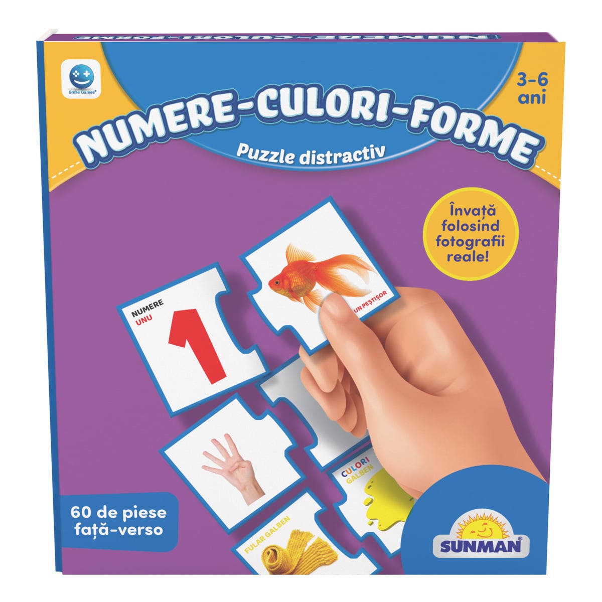 Puzzle Educativ Smile Games 60 piese