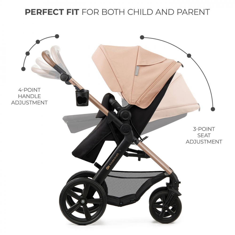 Carucior 4 in 1 Kinderkraft Moov 2, Multifuncțional - imagine 10