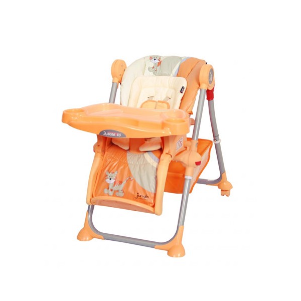 Scaun masă Coletto Jungle Tiger, husă PVC