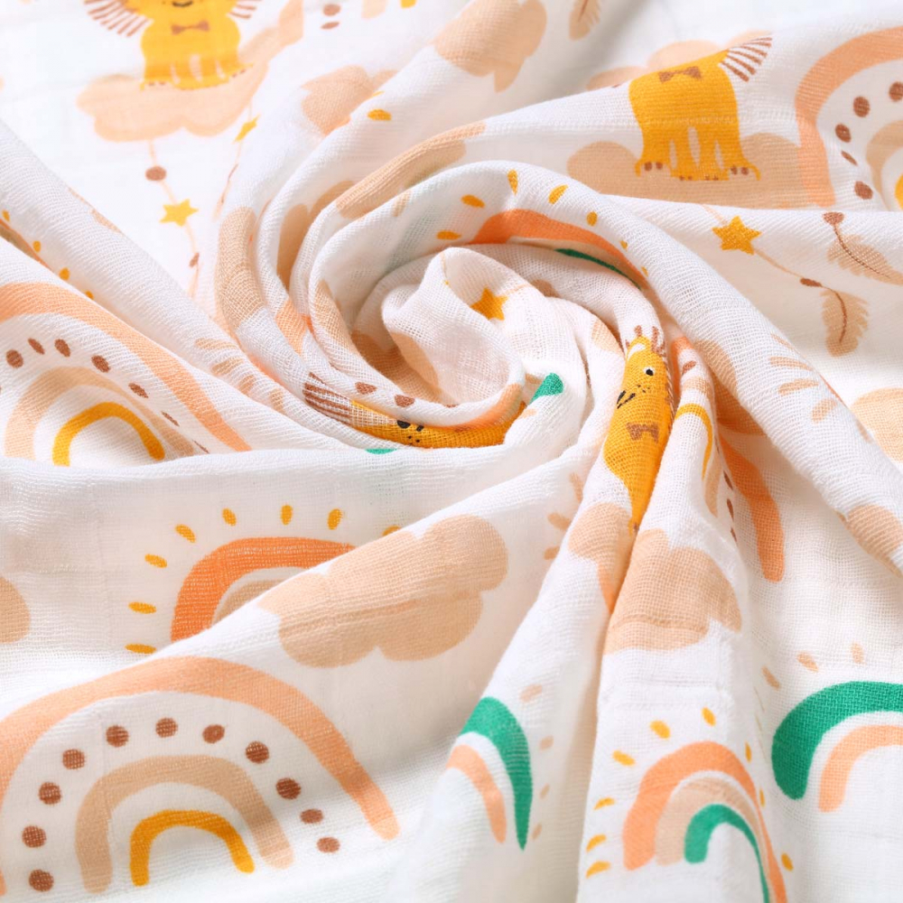 Scutece textile BabyOno, 3 buc, Bumbac 100% - imagine 6