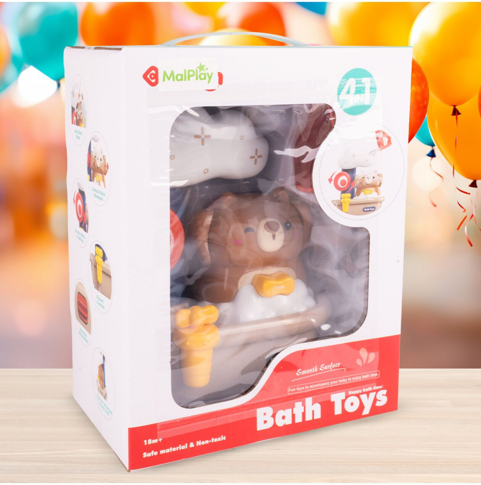 Jucarie Baie Teddy Malplay | Fara Baterii - imagine 6